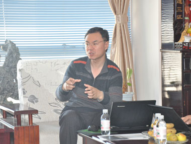外审老师在末次会议上进行总结